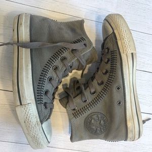 Converse Leather Hightops